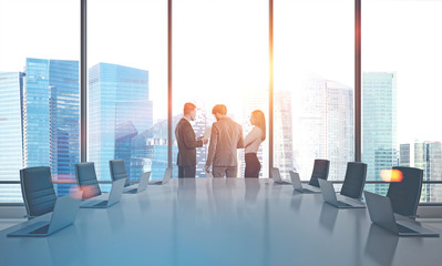 Business people in boardroom