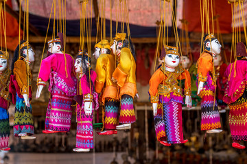 Hanging Dolls in Myanmar 