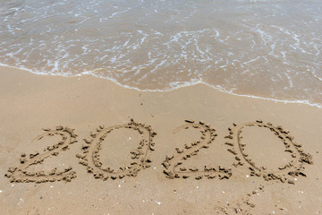 Number of year on the sand beach