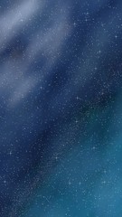 Colorful and beautiful space background. Outer space. Starry outer space texture. Templates, blue background. Design of websites, mobile devices and applications. 3D illustration