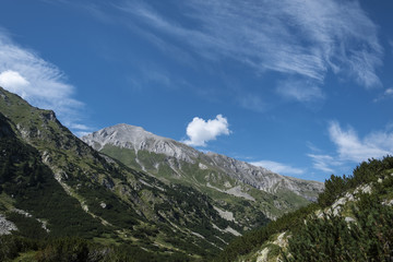 Fototapeta na wymiar Vihren peak, Pirin Mountain
