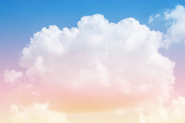 Fototapeta na wymiar cloud pastel background