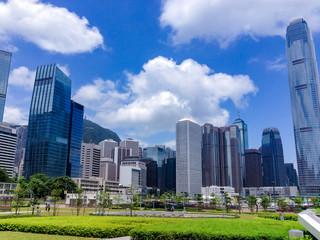 Fototapeta premium Hong Kong Island Skyline