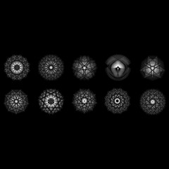 Geometry minimalistic artwork poster with simple shape and figure