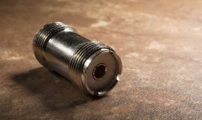 Double sided coax connector