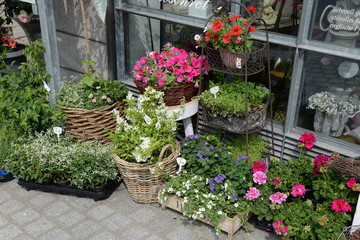 Dekoration mit Blumen