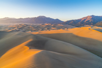Fototapeta na wymiar Great sand dune national park on the day,Colorado,usa.