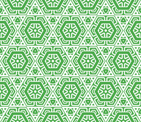 Seamless decorative geometric modern pattern. vector illustration.