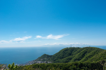 Fototapeta na wymiar 函館山山頂からの眺め