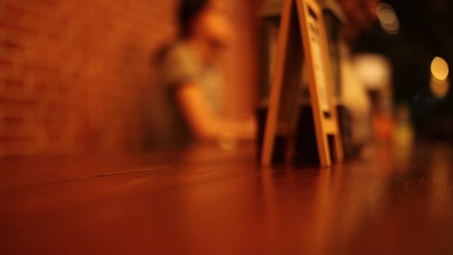 on the table 