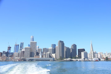 Morning view of the Financial District in San Francisco