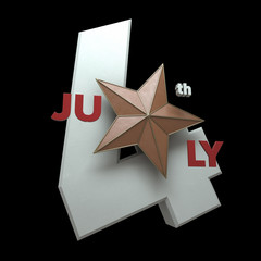 Fourth of July 3D - Render 