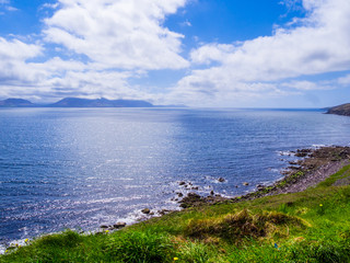 Fototapeta na wymiar Beautiful nature and greens at Dingle Peninsula Ireland