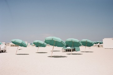 Miami South Beach umbrellas 