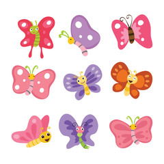 butterfly character design