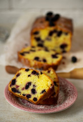 Mulberry Lemon Yogurt Cake.style vintage