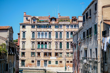 old architecture in Venice, Italy