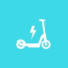 electric kick scooter icon