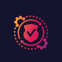 Obraz premium security, access protection vector illustration