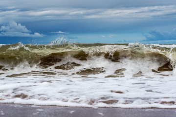 Baltic sea wave.