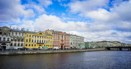 Naklejka premium Cityscape of Saint Petersburg, Russia