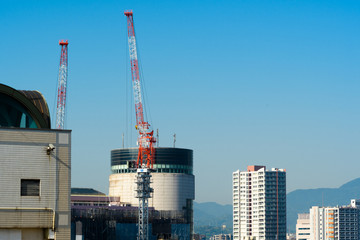 Fototapeta premium 地方都市小倉中心街