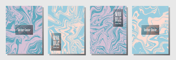 Marble texture binder cover layout