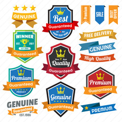 Obraz premium Vintage Retro Vector Logo for banner