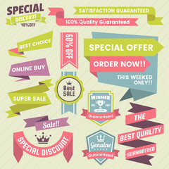 Vintage Retro Vector Logo for banner