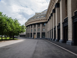 part of the opera house of the city of Novosibirsk