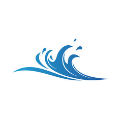 Wave Logo Vector Icon