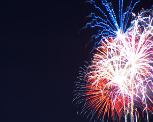 Red White and Blue Fireworks