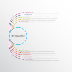 Vector infographic templates used for detailed reports. All 10 topics.