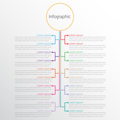 Vector infographic templates used for detailed reports. All 10 topics.