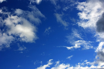 Fototapeta premium Clouds in the blue sky
