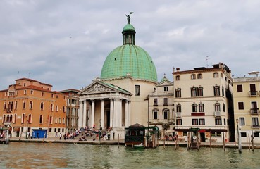 Fototapeta na wymiar Venedig, Kirche San Simeone Piccolo