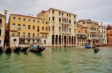 Fototapeta na wymiar Venedig, Paläste am Canal Grande