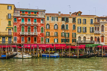 Venice, Italy, Grand canal view.