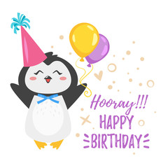 Happy Birthday greeting card template