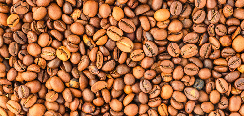 Background of coffee beans
