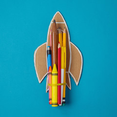 Back to school minimal concept