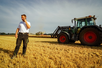 Getreideernte - unternehmerisches Handeln in der Landwirtschaft