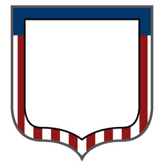Isolated american emblem