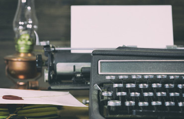 Antique typewriter