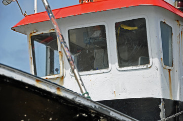 Fototapeta na wymiar Boote im Hafen, Lanzarote