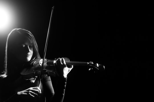 Violin player. Violinist classical musician
