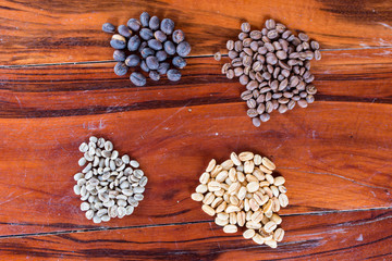 washed, honey, natural coffee process