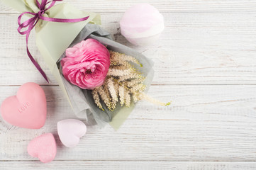 SPA composition with bath bombs