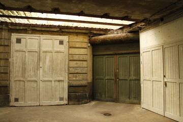 Porte de garages d'un immeuble à Paris