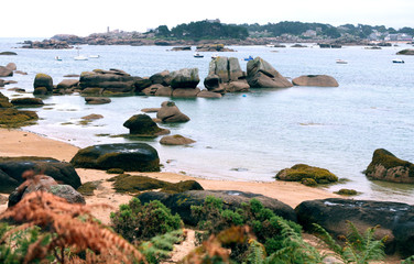 Côte de granit rose en Bretagne